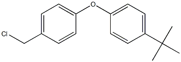 1-tert-butyl-4-[4-(chloromethyl)phenoxy]benzene Struktur