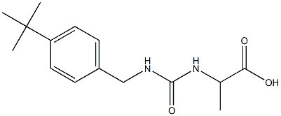 2-({[(4-tert-butylphenyl)methyl]carbamoyl}amino)propanoic acid Struktur