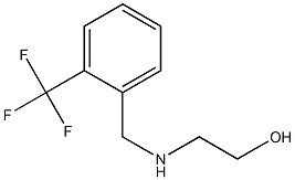 2-({[2-(trifluoromethyl)phenyl]methyl}amino)ethan-1-ol Struktur