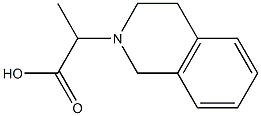 2-(1,2,3,4-tetrahydroisoquinolin-2-yl)propanoic acid Struktur