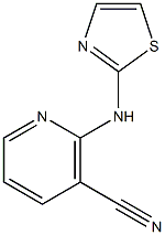 2-(1,3-thiazol-2-ylamino)nicotinonitrile Struktur