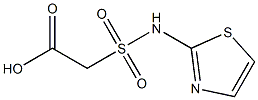 2-(1,3-thiazol-2-ylsulfamoyl)acetic acid Struktur