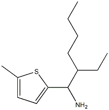 2-(1-amino-2-ethylhexyl)-5-methylthiophene Struktur