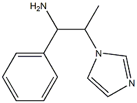 2-(1H-imidazol-1-yl)-1-phenylpropan-1-amine Struktur