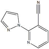 2-(1H-pyrazol-1-yl)pyridine-3-carbonitrile Struktur