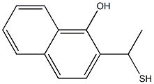 2-(1-sulfanylethyl)naphthalen-1-ol Struktur