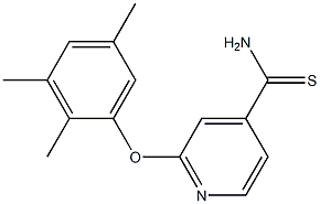 2-(2,3,5-trimethylphenoxy)pyridine-4-carbothioamide Struktur