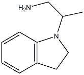 2-(2,3-dihydro-1H-indol-1-yl)propan-1-amine Struktur