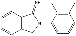 2-(2,3-dimethylphenyl)-2,3-dihydro-1H-isoindol-1-imine Struktur