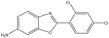 2-(2,4-dichlorophenyl)-1,3-benzoxazol-6-amine Struktur