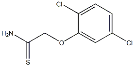 2-(2,5-dichlorophenoxy)ethanethioamide Struktur