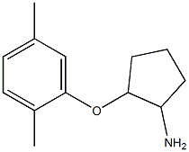 2-(2,5-dimethylphenoxy)cyclopentanamine Struktur