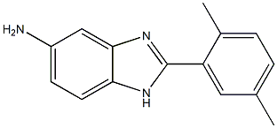 2-(2,5-dimethylphenyl)-1H-1,3-benzodiazol-5-amine Struktur