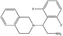 2-(2,6-difluorophenyl)-2-(3,4-dihydroisoquinolin-2(1H)-yl)ethanamine Struktur