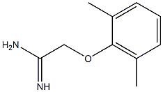 2-(2,6-dimethylphenoxy)ethanimidamide Struktur