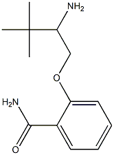 2-(2-amino-3,3-dimethylbutoxy)benzamide Struktur