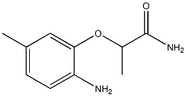 2-(2-amino-5-methylphenoxy)propanamide Struktur