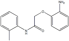 2-(2-aminophenoxy)-N-(2-methylphenyl)acetamide Struktur