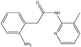 2-(2-aminophenyl)-N-(3-methylpyridin-2-yl)acetamide Struktur