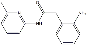 2-(2-aminophenyl)-N-(6-methylpyridin-2-yl)acetamide Struktur