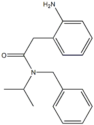 2-(2-aminophenyl)-N-benzyl-N-(propan-2-yl)acetamide Struktur