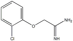 2-(2-chlorophenoxy)ethanimidamide Struktur