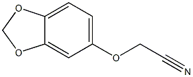 2-(2H-1,3-benzodioxol-5-yloxy)acetonitrile Struktur