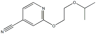 2-(2-isopropoxyethoxy)isonicotinonitrile Struktur