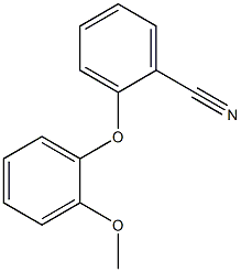 2-(2-methoxyphenoxy)benzonitrile Struktur