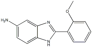 2-(2-methoxyphenyl)-1H-benzimidazol-5-amine Struktur