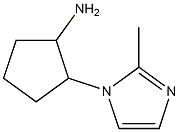 2-(2-methyl-1H-imidazol-1-yl)cyclopentanamine Struktur