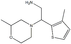 2-(2-methylmorpholin-4-yl)-2-(3-methylthien-2-yl)ethanamine Struktur