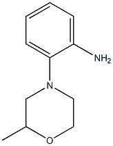 2-(2-methylmorpholin-4-yl)aniline Struktur