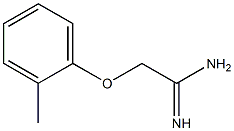 2-(2-methylphenoxy)ethanimidamide Struktur