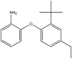 2-(2-tert-butyl-4-ethylphenoxy)aniline Struktur