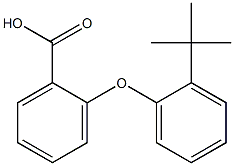 2-(2-tert-butylphenoxy)benzoic acid Struktur