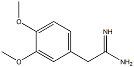 2-(3,4-dimethoxyphenyl)ethanimidamide Struktur