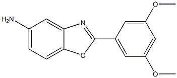 2-(3,5-dimethoxyphenyl)-1,3-benzoxazol-5-amine Struktur