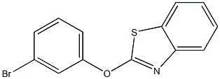 2-(3-bromophenoxy)-1,3-benzothiazole Struktur