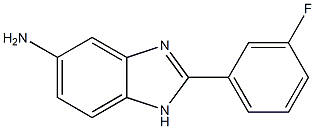 2-(3-fluorophenyl)-1H-benzimidazol-5-amine Struktur