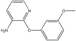 2-(3-methoxyphenoxy)pyridin-3-amine Struktur