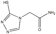 2-(3-sulfanyl-4H-1,2,4-triazol-4-yl)acetamide Struktur