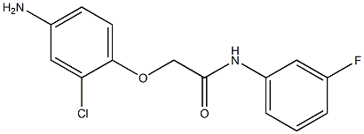 2-(4-amino-2-chlorophenoxy)-N-(3-fluorophenyl)acetamide Struktur