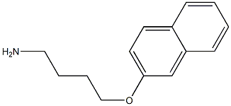 2-(4-aminobutoxy)naphthalene Struktur