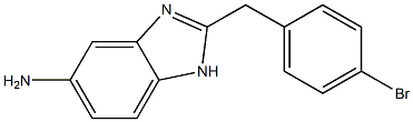 2-(4-bromobenzyl)-1H-benzimidazol-5-amine Struktur