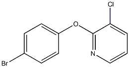 2-(4-bromophenoxy)-3-chloropyridine Struktur