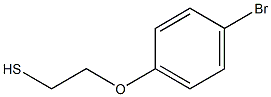 2-(4-bromophenoxy)ethanethiol Struktur