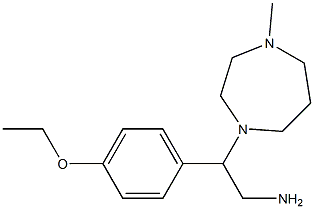 2-(4-ethoxyphenyl)-2-(4-methyl-1,4-diazepan-1-yl)ethan-1-amine Struktur