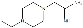 2-(4-ethylpiperazin-1-yl)ethanimidamide Struktur