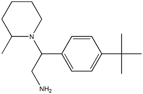 2-(4-tert-butylphenyl)-2-(2-methylpiperidin-1-yl)ethan-1-amine Struktur